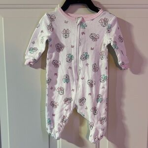 Disney Minnie Mouse baby sleeper- 0M Newborn